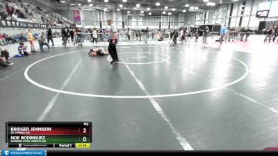 58 lbs Round 5 - Noe Rodriguez, Warden Elite Wrestling vs Bridger Jennison, St. Maries WC