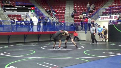 138 lbs Cons. Semi - Jaiden Hoyle, Corinth High School vs Parker Hall, New Albany High School