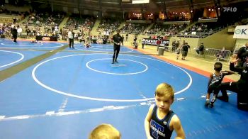 36 lbs Round Of 16 - Braylyn Grigg, Tulsa Blue T Panthers vs Ryder Scott, Verdigris Youth Wrestling
