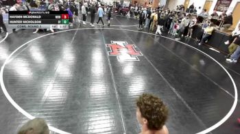 165 lbs Cons. Round 3 - Hunter Nicholson, East Valley vs Hayden McDonald, Meridian