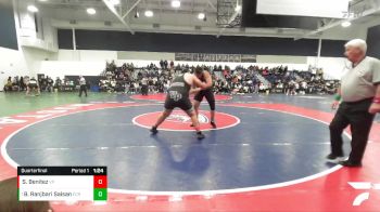 285 lbs Quarterfinal - Berkan Ranjbari Saisan, El Camino Real vs Santiago Benitez, Villa Park