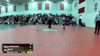 120 lbs Semifinal - Kayla Moroschan, Chippewa vs Lily Bright, Firestone