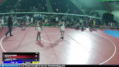 101 lbs Cross Bracket (8 Team) - Stylin Ranis, Hawaii vs Landon Hill, Alaska 1