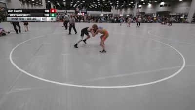 120 lbs Cons. Rd Of 32 - Levi Evans, Iowa vs Braylon Smith, Troup Wrestling