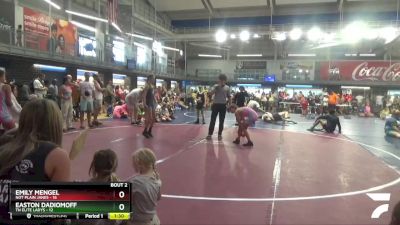 85 lbs Quarterfinals (8 Team) - Easton Dadiomoff, TN Elite Ladys vs Emily Mengel, Not Plain Janes