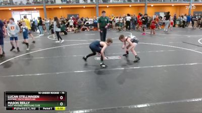 75 lbs Semifinal - Lucan Stellwagen, Eastside Youth Wrestling vs Mason Reilly, West Wateree Wrestling Club