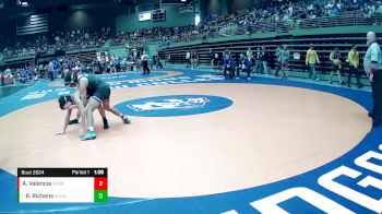 2A 132 lbs Champ. Round 1 - Braydan Richens, Duchesne vs Andres Valencia, Gunnison Valley