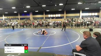 165 lbs Consi Of 32 #1 - Jackson Sierra, Team Thunder WC vs Carlo Cortez, East Bakersfield Wrestling