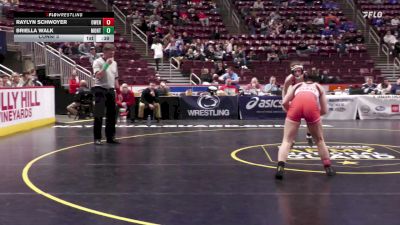 136 lbs Consi 3 - Raylyn Schwoyer, Owen J. Roberts-G vs Briella Walk, Montgomery-G