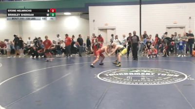120 lbs Consi Of 4 - Stone Helmrichs, IA vs Brinsley Sheridan, WV