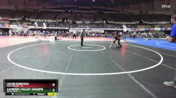 138 lbs Quarters & Wb (16 Team) - Jacob Babcock, Mills Godwin vs Cameren Holley-Wingfield, Oscar Smith