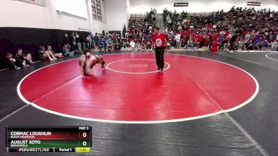 132 lbs Quarterfinal - August Soto, Broomfield vs Cormac Loughlin, Rocky Mountain