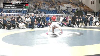 132 lbs Final - Shamus Regan, Lake Highland Prep vs Vincenzo Anello, Blair Academy