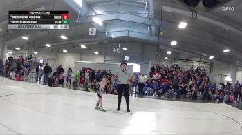 33 lbs Quarterfinal - Weston Peard, Central City JR. Wrestling vs Dezmond Crook, Rocket Wrestling Club / RWC
