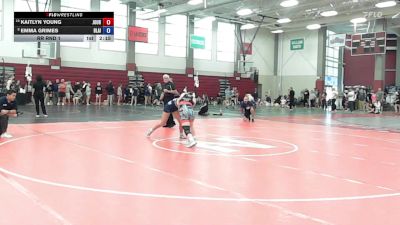 134 lbs Rr Rnd 1 - Kaitlyn Young, Journeymen WC vs Emma Grimes, Blair Academy