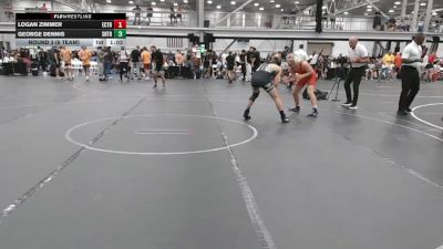 144 lbs Round 3 (6 Team) - George Dennis, Team Shutt B Team vs Logan Zimmer, East Coast Time Out