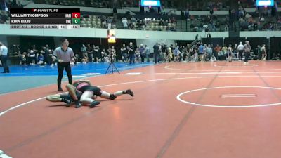 Rookie 6-8 120 Semifinal - William Thompson, Hampton vs Kira Ellis, Guerrilla Wrestling (GWA)