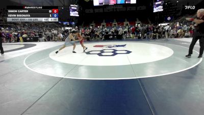 100 lbs Cons. Rd Of 16 - Simon Carter, CO vs Kevin Bisonaya, IL