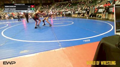 105 lbs Round Of 16 - John Duncan, F-5 Grappling vs Santi Valdez, SoCal Hammers