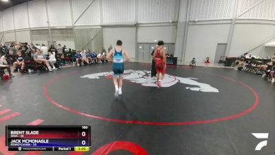 160 lbs Round 2 (8 Team) - Brent Slade, Iowa vs Jack McMonagle, Pennsylvania