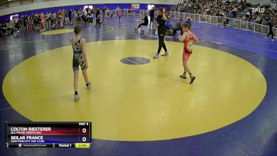 77 lbs Round 1 - Colton Riesterer, All-Phase Wrestling vs Skilar France, Junction City Mat Club