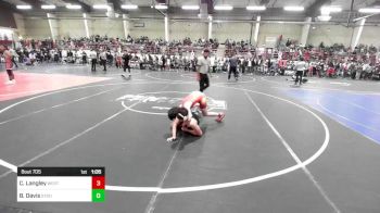 144 lbs Round Of 16 - Cash Langley, Westside WC vs Bryson Davis, Stout Wr Acd