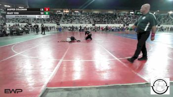 87 lbs 5th Place - Jasper Coleman, Elgin Wrestling vs Isley Tito, Yukon