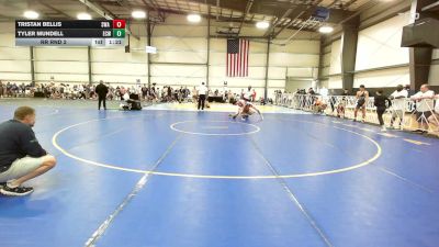 126 lbs Rr Rnd 2 - Tristan Bellis, SWA - HSB vs Tyler Mundell, Eastern Carolina Wrestling - HSB