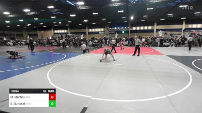 109 lbs Consi Of 64 #2 - Makenzie Martin, Nebraska Wr Acd vs Sophia Dunckel, McMinnville HS