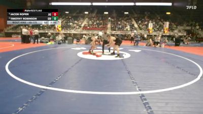 4A-175 lbs Champ. Round 1 - Jacob Roper, Jackson Hole vs Timothy Robinson, Green River