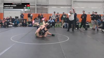 175 lbs Round 5 (10 Team) - Spencer Davern, Kardiac Kidz vs Aaron Derr, Neighborhood Wrestling