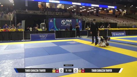 Connor Alex Carapetian vs Tiago Carazzai Thayer 2025 Pan Kids Jiu-Jitsu IBJJF Championship