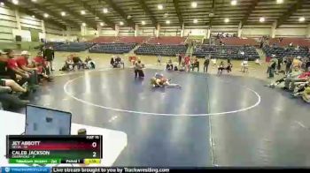 90 lbs Placement (16 Team) - Caleb Jackson, Champions vs Jet Abbott, Delta