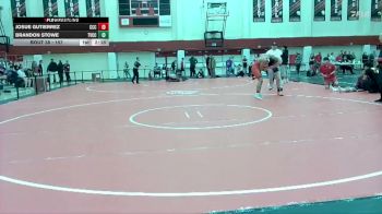 157 lbs Quarterfinal - Brandon Stowe, Treasure Valley Community College vs Josue Gutierrez, Clackamas Community College