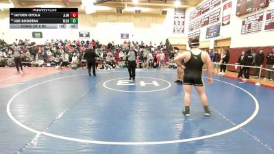 285 lbs Consi Of 8 #2 - Jayden Oyola, Jonathan Law vs Joe Shostak, New London