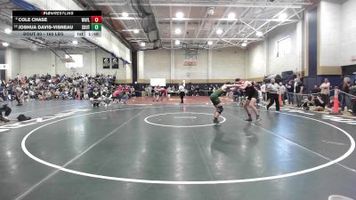 165 lbs Round Of 16 - Cole Chase, Wayland vs Joshua Davis-Visneau, Southwick-Tolland