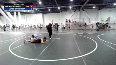 130 lbs 2nd Place - Santiago Rodriguez, Mantanona TC vs Brandon Avila Ramos, Aniciete TC