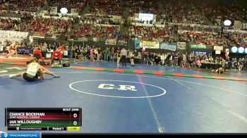 Champ. Round 1 - Chance Bockman, Saint Ignatius / Charlo vs Ian Willoughby, Colstrip