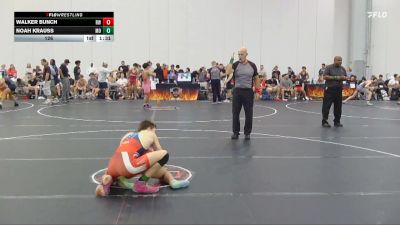 126 lbs Round 4 (6 Team) - Walker Bunch, Refinery Wrestling vs Noah Krauss, Missouri Outlaws