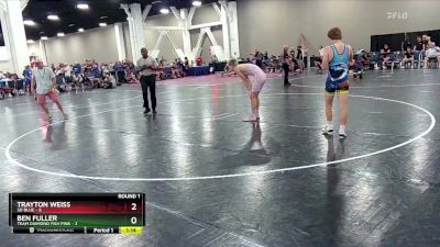 120 lbs Round 1 (8 Team) - Ben Fuller, Team Diamond Fish Pink vs Trayton Weiss, SD Blue