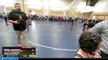 52 lbs Quarterfinal - Drexel Ashworth, Iron County Wrestling Academy vs Drew Lounsbury, Ravage Wrestling Club