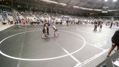 46 lbs Round Of 16 - Bryer Williams, Locust Grove Youth Wrestling vs Caliber Welch, Claremore Wrestling Club