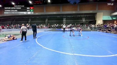 105 lbs Cons. Round 4 - Corina Collins, Spring Creek vs Kaylee Lopez Perez, Wooster