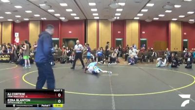 55 lbs Round 2 (6 Team) - Ezra Blanton, Untouchables vs AJ Cortese, Tribe Wrestling