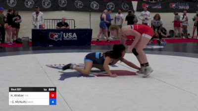 140 lbs Cons Semis - Holland Wieber, The Factory Wrestling Club vs Corynne McNulty, Massachusetts