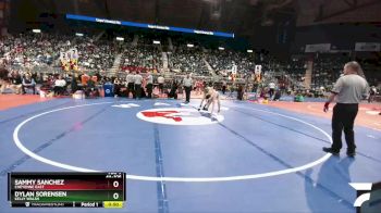 4A-106 lbs 3rd Place Match - Sammy Sanchez, Cheyenne East vs Dylan Sorensen, Kelly Walsh