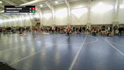 55 lbs Semifinal - Remington Ovard, Evanston Elite vs Sarah Emmett, Uintah Wrestling