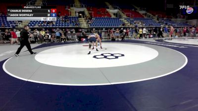 150 lbs Cons. Rd Of 16 - Charlie DeSena, FL vs Jason Worthley, UT