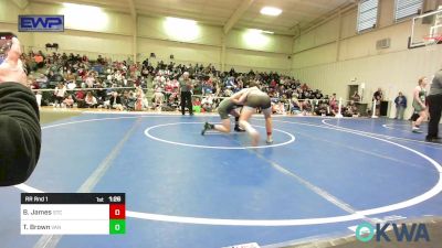 155 lbs Rr Rnd 1 - Briar James, Sallisaw Takedown Club vs Talon Brown, Van Buren Matdawgs