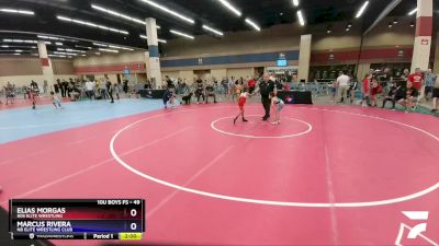 49 lbs Round 2 - Elias Morgas, 806 Elite Wrestling vs Marcus Rivera, NB Elite Wrestling Club